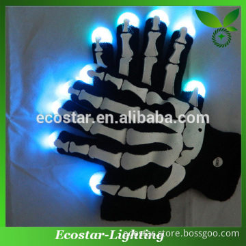 whosale party decoration rgb led flashing golves